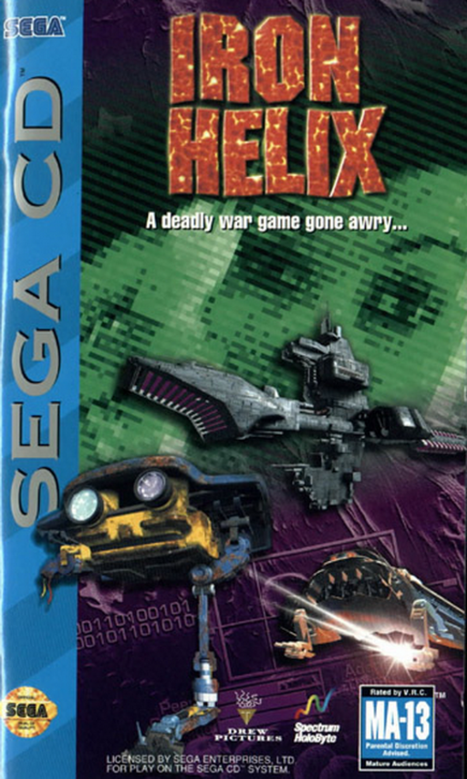 Iron Helix (USA) Sega CD Game Cover